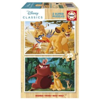 Set 2 puzzles: El Rey León - 25 piezas