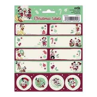 Etiquetas Navidad Mickey y sus amigos