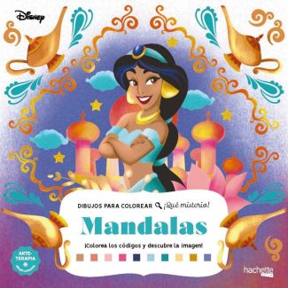 Colorea por números 🔍 ¡Qué misterio!: Mandalas Disney