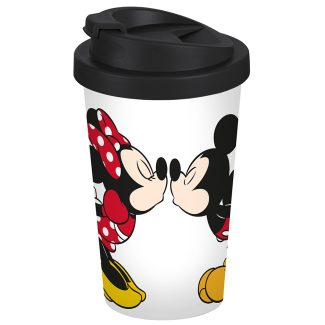 Taza de viaje Mickey y Minnie: True Love