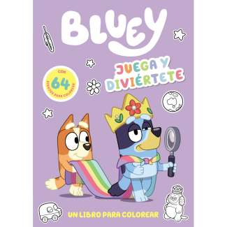 Bluey: Juega y diviértete | Libro para colorear