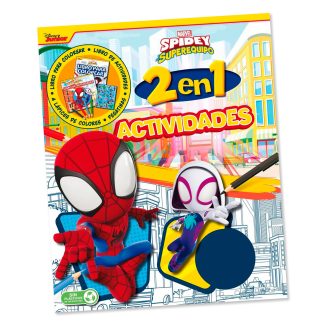 Libro para colorear y libro de actividades: ¡todo en uno! Únete a Spidey y a sus amigos en este pack de actividades lleno de diversión.