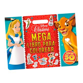 Coge tus mejores lápices o rotuladores y disfruta coloreando a tus personajes clásicos de Disney favoritos, ¡en gran formato!