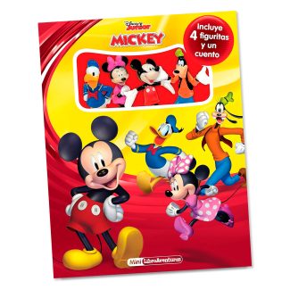 ¡Para divertirse leyendo... y jugando! Libro y figuras para divertirse recreando las aventuras de Mickey Mouse y sus amigos.
