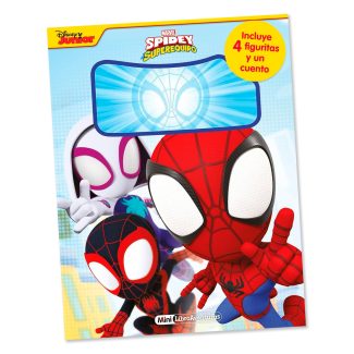 ¡Para divertirse leyendo... y jugando! Libro más figuras para divertirse recreando las aventuras de Spidey y su Superequipo.