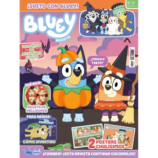Revista Bluey Nº 12 + Set móviles de juguete y aplicaciones
