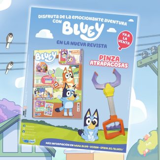Revista Bluey Nº 7 + Pinza atrapacosas