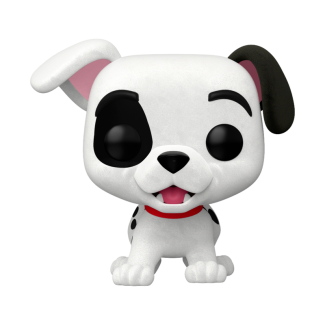 Figura de vinilo Funko Pop! de Patch, uno de los cachorros más carismáticos de 101 Dálmatas. Edición especial Flocked, con acabado aterciopelado.