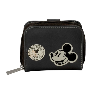 Pon magia a tu vida con este práctico monedero doble inspirado en Mickey Mouse en el que podrás guardar tus monedas y documentos del día a día.