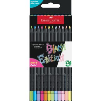 Set de 12 lápices de colores pastel y neón